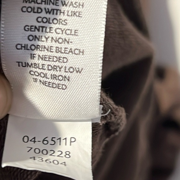 Purejill Womens Pima Cotten Blend Wide leg Capri Pants Size Large - Picture 11 of 12